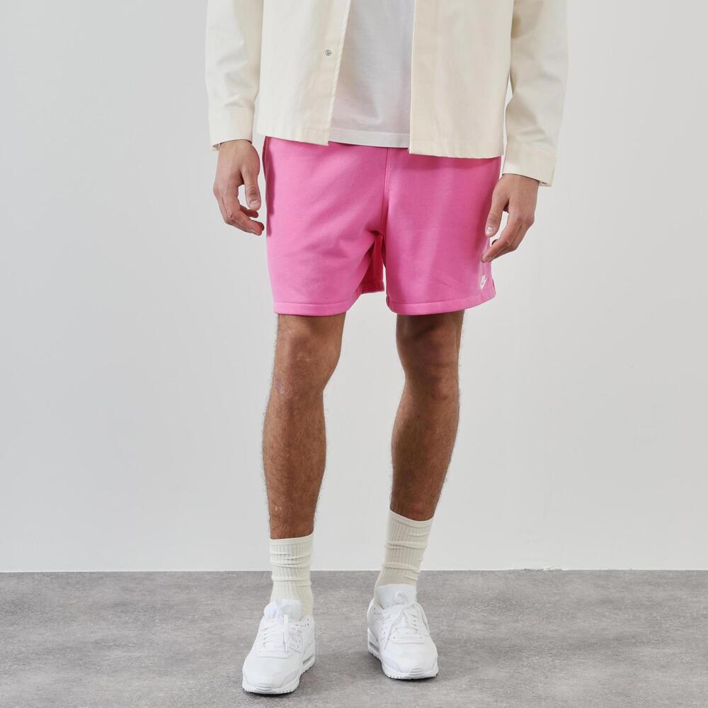 Nike Men’s Pink Fleece Shorts Size M NWT Cotton Blend Drawstring